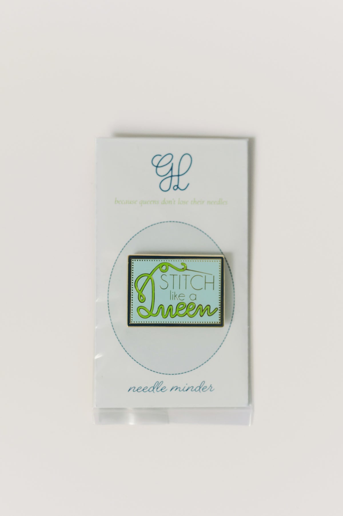 “Stitch Like a Queen” Needle Minder