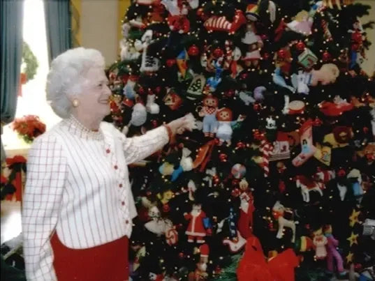 Barbara Bush Stitched an Entire White House Christmas