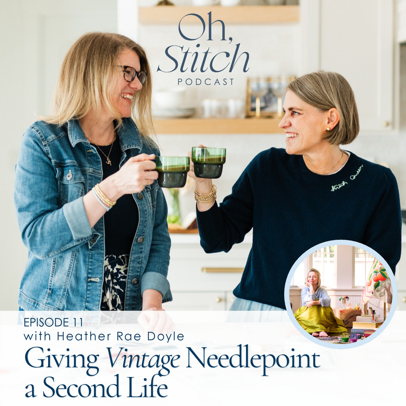 Somebody's Grandmother Stitched This: Heather Rae on Giving Vintage Needlepoint a Second Life