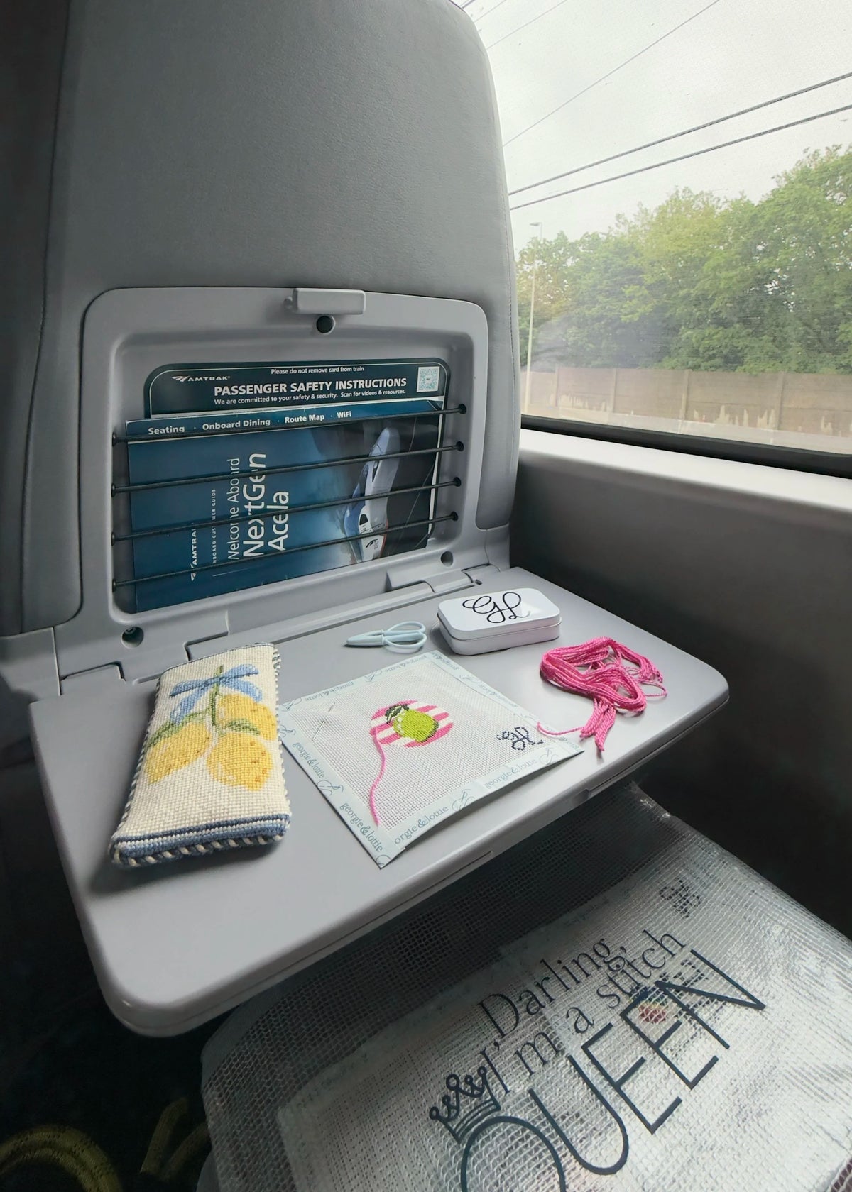 The Stitcher's Guide to Traveling with Needlepoint (Without Losing Your Mind or Your Scissors)